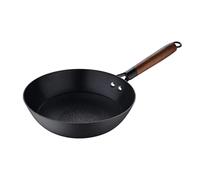 Wok Ø24x7,5cm in ferro pressato con rivestimento ceramico MasterPRO