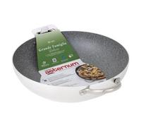Aeternum Bialetti Wok Saltapasta 36cm 2 Manici Induzione Antiaderente Pietra