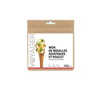 Wok di tagliatelle asiatiche e pollo