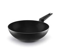 WOK FULL INDUCTION CON MANGO NEGRO 28 CM