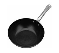 GSW Avanti 166706 - Wok in acciaio al carbonio, 28 cm, colore: Nero