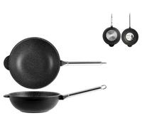 Wok H&H atiaderente pietra 32 cm