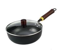 Wok In Ghisa - Barca Antiaderente | Utensili Da Cucina Tradizionali Senza Rivestimento Heavy Duty | Padella A Mano Pesante Forgiata A Mano Con Superficie Antiaderente | Pentola Spessa Sì