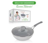 Wok induzione 28 cm con coperchio Fatto in casa da Benedetta