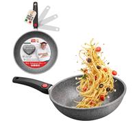 Wok Saltapasta Cuore di Pietra 28 cm Induzione Pieghevole