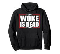 Woke Is Dead Felpa con Cappuccio