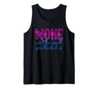 Woke Isn't The Insult You Think it is Bi Flowers Bisexual Canotta