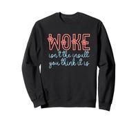 Woke Isn't The Insult You Think it is Retro Flowers Vintage Felpa