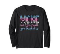 Woke Isn't The Insult You Think it is Trans Flowers Vintage Maglia a Manica