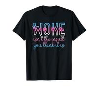 Woke Isn't The Insult You Think it is Trans Flowers Vintage Maglietta