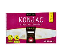 WokFoods Linguini Konjac Japanese Classic Food Gluten Free / Preparato Alimentare con Farina di Konjac Classico Cibo Giapponese - 2 x 200 Gram