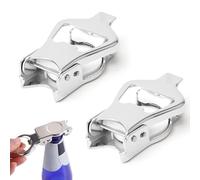 WOKICOR 2PCS Apribottiglie Birra Pieghevole, Apribottiglie Portatile, Apribottiglies In Acciaio Inossidabile, Adatto Per Bar, Riunioni Amici, Utensili da Cucina