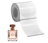 WOKICOR Nastro di carta da 50 mm, 150 etichette, impermeabile, per stampante di etichette, etichette multifunzione da 1,96" x 1,96", etichetta termica per codice a barre, logo fai da te, casa, scuola