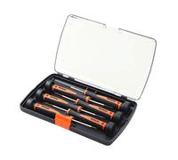 Wokin Bi-Material 205706 - Set di cacciaviti di precisione, 6 pezzi, colore: Arancione/Nero