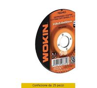 Wokin Disco Abrasivo Taglio Ferro Depresso Mm 115X22,2 H.Mm 3 760411