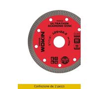 Disco Diamantato a Corona 7635 Wokin S. 763512 125 x 22,2 mm 1,4 mm 2 Pezzi