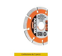 Disco Diamantato a Settore 7631 Wokin 763111 115 x 22,2 mm H 1,8 mm 5 Pezzi