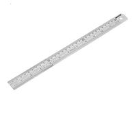 WOKIN Righello in acciaio inox (arancione e nero, 300 mm)