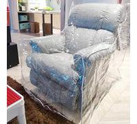 wokire, Copertura reclinabile in plastica resistente per animali domestici, protezione dai graffi per cani e gatti, in vinile trasparente, impermeabile, per mobili e sedie da soggiorno per riporre e