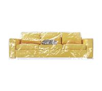 wokire Copridivano in plastica resistente, impermeabile, spesso, trasparente, protezione contro gli artigli di animali domestici, gatti, cani, in vinile, per riporre e spostare (divano, 1 pezzo)