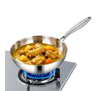Woks - Padella antiaderente in acciaio a tre