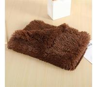 Wokuaile Coperta Cane Lavabile Morbido Coperta Gatto Soffice Caldo Doppia Faccia per Cani, Gatti, Conigli e Altri Animali Domestici Marrone, 36 x 56 cm