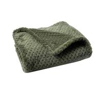 Wokuaile Copertine per Animali Domestici Cane Coperte in Pile Per Gatto Cuccioli Piccolo Medio Tappetini da Letto Caldi Morbidi Verde, 60 x 80 cm