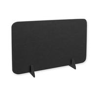 Wokuaile Divisorio Acustico da scrivania con Morsetto Autoportante per scrivania Divisorio da Scrivania Riduce Il Rumore e Le distrazioni visive per Scuola Ufficio, Nero, 60x40cm