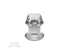 WOL VEE Lente d'Ingrandimento, Dilatatore, Speculum in Morbido Silicone Trasparente, Design Cavo Trasparente, Gioco multiplo-N13 (M)