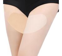 WOLAIYE Protezioni anti sfregamento per cosce, interno cosce trasparente, invisibile, per prevenzione dell'attrito, nastro adesivo trasparente impermeabile, 2 colori, pelle 6 + trasparente 6, 12 pezzi