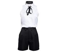Wolancy Costume per cosplay, divisa scolastica, camicia, mantello, giacca, gonna, completo, taglia M