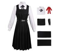 Wolancy Mitaka Asa Cosplay Chainsaw Uomo Costume Asa Abito Uniforme Camicia Set Anime Halloween
