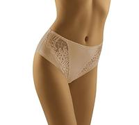 Wolbar Culotte Trasparenti con Ricami WB24, Bianco,L