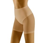Wolbar Donna Slip Modellante A Vita Alta con Inserti in Mesh Mutande Pancera Contenitiva Design Confortevole E Invisibile per Modellare Una Silhouette Liscia E Snella, Beige,M
