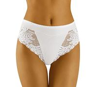 Wolbar Mutande A Vita Alta per Donna WB408, Bianco,XL