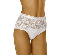 Wolbar Mutande con Pizzo per Donna WB414, Bianco,L