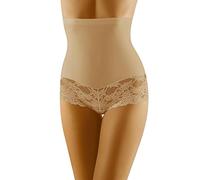 Wolbar Mutandine A Vita Alta per Donna Modellante WB183, Beige,S