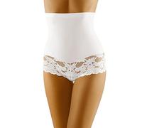Wolbar Mutandine A Vita Alta per Donna Modellante WB183, Bianco,M