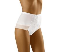 Wolbar Mutandine A Vita Alta per Donna WB181, Bianco,L