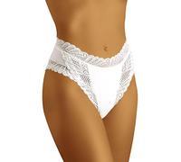 Wolbar Mutandine A Vita Alta per Donna WB55, Bianco,M