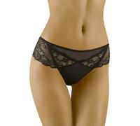 Wolbar Perizoma Femminile Elegante con Pizzo WB478, Nero,L