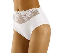 Wolbar Slip Femminile Classico A Vita Alta WB415, Bianco,XL