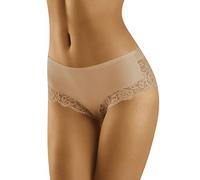 Wolbar Slip Femminile Elegante con Pizzo WB432, Beige,M