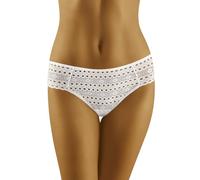 Wolbar Slip Femminile Elegante con Pizzo WB453, Bianco,L