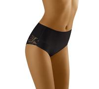 Wolbar Slip Femminile Modellante con Ricami WB465, Nero,XL