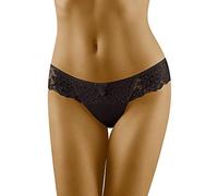 Wolbar String per Donna WB09, Nero,S