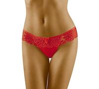 Wolbar String per Donna WB09, Rosso,S
