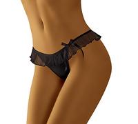 Wolbar String per Donna WB121, Nero,M