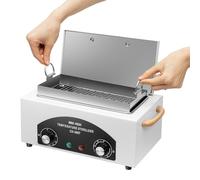 WOLEGM Sterilizzatore professionale per parrucchieri e strumenti per unghie, 300 W, disinfettante ad alta temperatura (50-220 °C) con timer, capacità 2 l, ideale per salone, clinica e casa