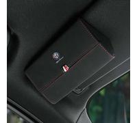 WOLEN Porta Occhiali Auto per Alfa Romeo, Car Sunglasses Glasses Holder Cases Supporto Interno Decorazione Accessories,B Black